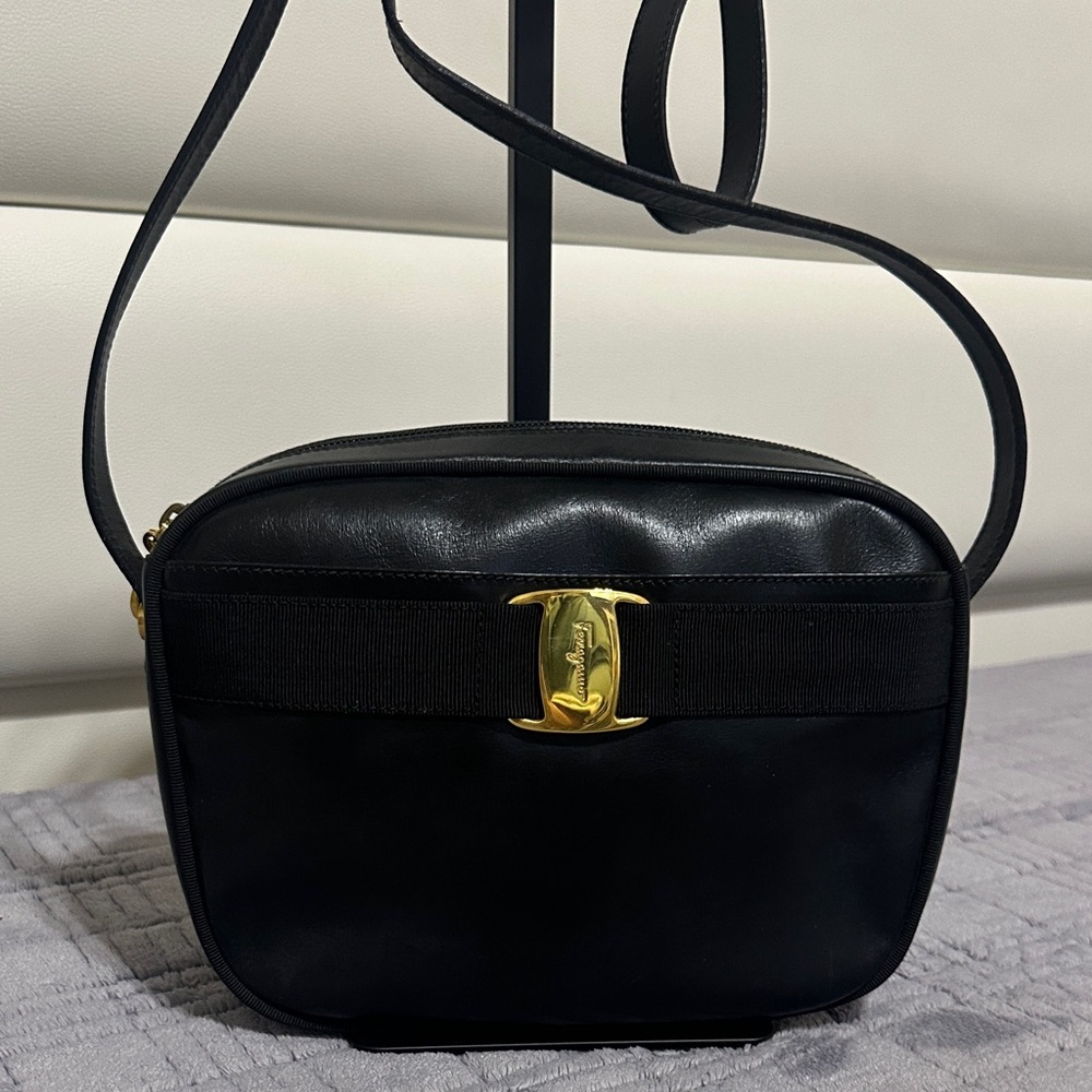 Salvatore Ferragamo Leather Crossbody Bag